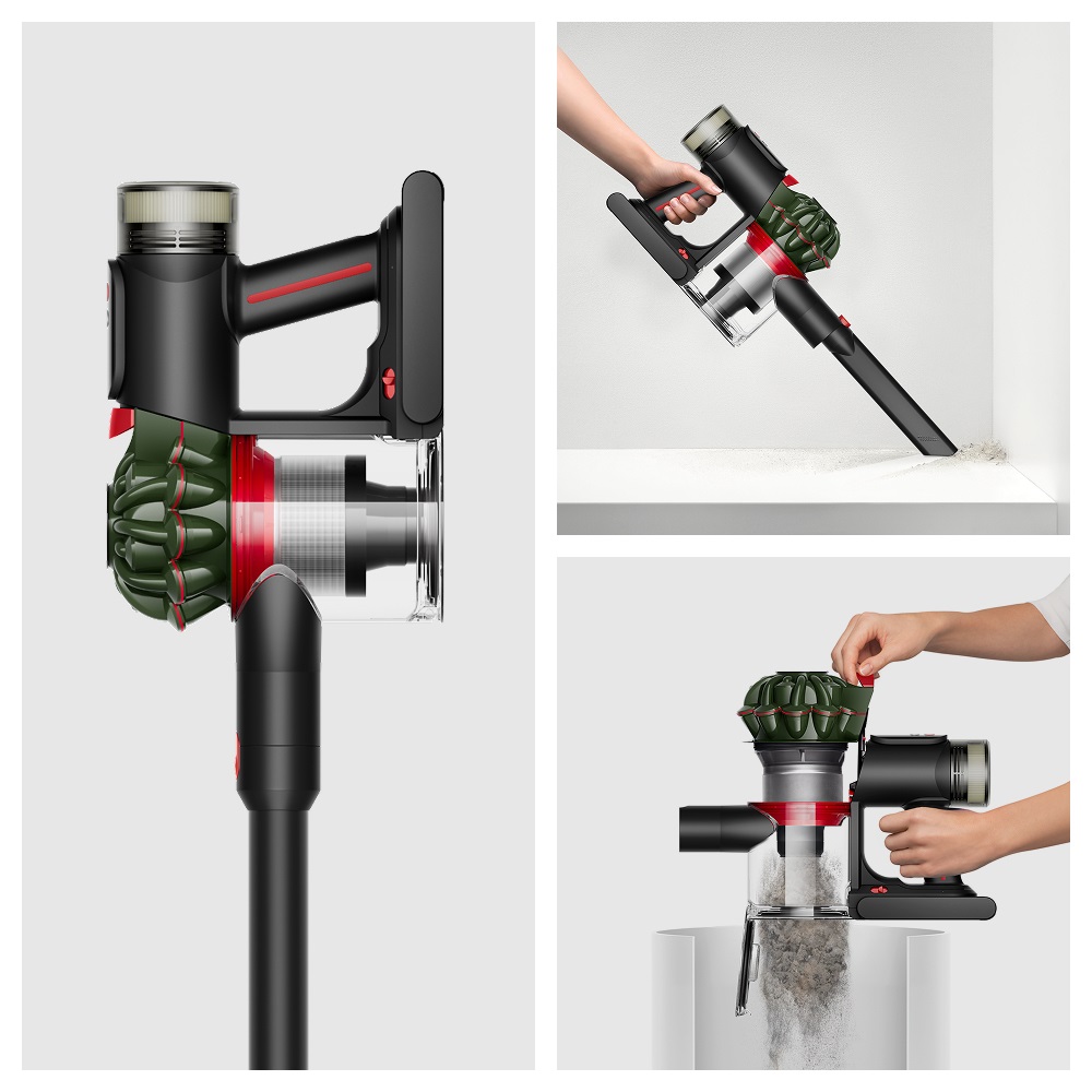 Dyson V8 Cyclone - Aspirapolvere senza filo 2 in 1, 150 AW, 15 cicloni, Senza sacco, Autonomia fino a 60 minuti, Contenitore 0,54 L, Peso 2,7 kg