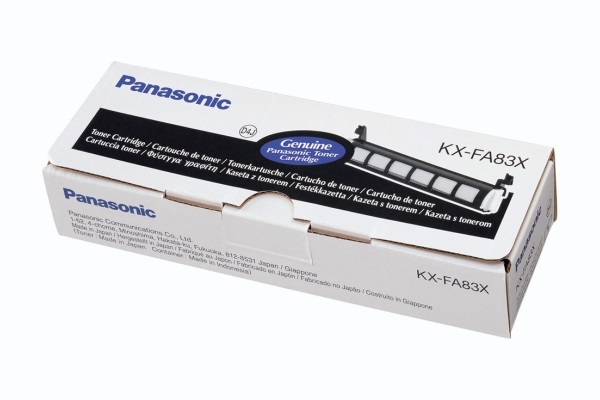 Panasonic KX-FA83X Toner Originale Nero - 1 pz, 2.500 pagine, compatibile con KX-FL 511/512/513/540/541/543/611/FLM 651/652/653