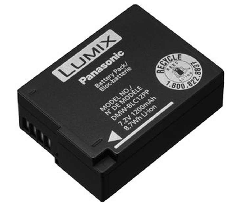 Panasonic DMW-BLC12E Batteria Ioni di Litio 1200 mAh per Fotocamere GH2, GF5, FZ200, FZ300 - Garanzia 2 Anni FOWA ITALIA