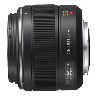 Panasonic LEICA DG SUMMILUX 25mm F/1.4 Nero - Obiettivo a Focale Fissa con Stabilizzatore MEGA O.I.S. e Garanzia Ufficiale FOWA 4 Anni