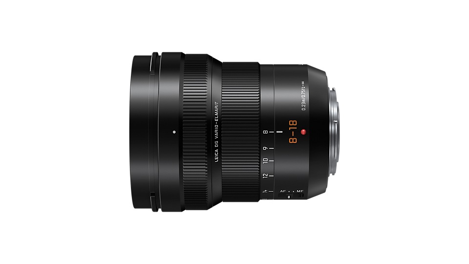 Panasonic Leica DG Vario-Elmarit 8-18mm f/2.8-4.0 ASPH - Obiettivo zoom grandangolare per Micro Quattro Terzi