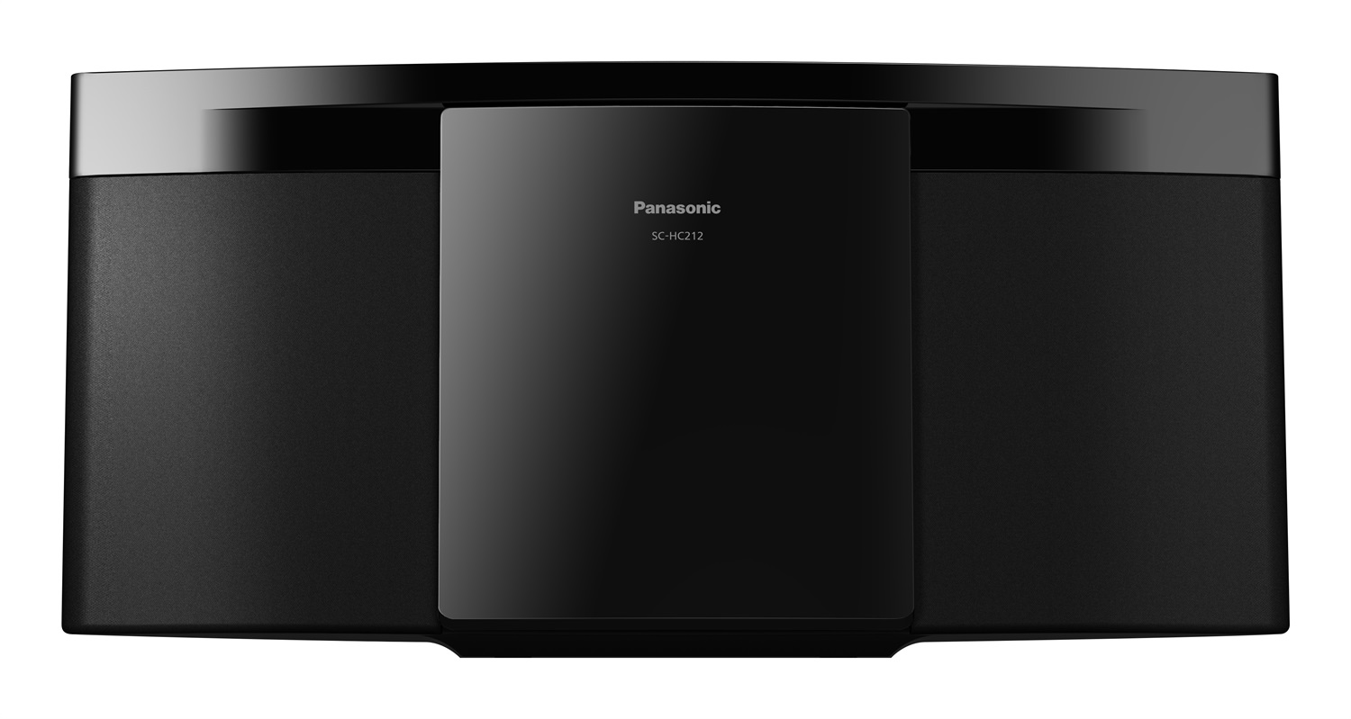 Panasonic SC-HC212 Microsistema Audio per la Casa 20 W Nero - Lettore CD, Bluetooth, USB, Radio DAB e FM, Design Compatto