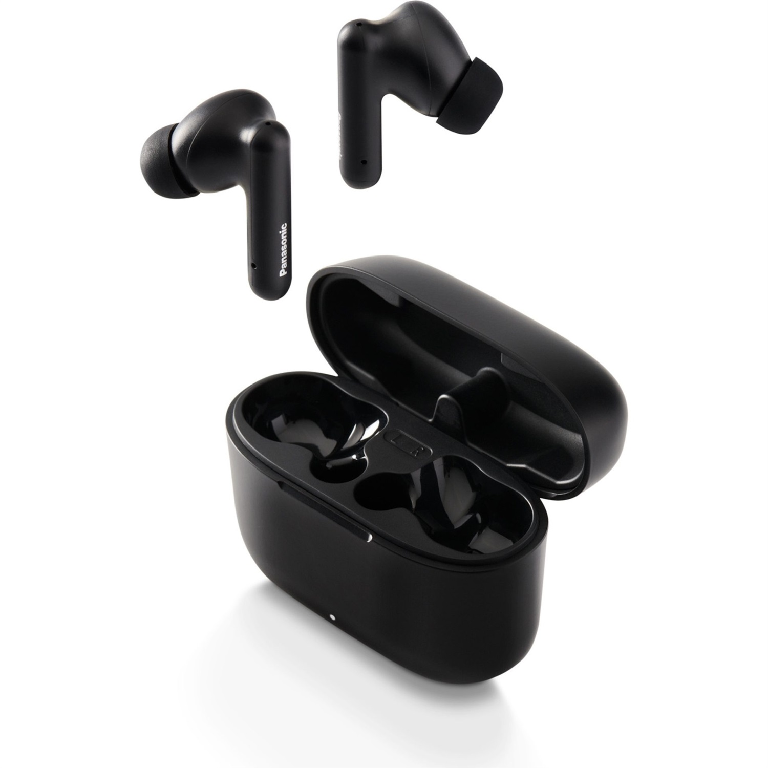 Panasonic Auricolari True Wireless RZ-B110WDE-K, Bluetooth 5.3, In-Ear, Nero, Fino a 26 Ore di Riproduzione, Microfono Integrato, IPX4