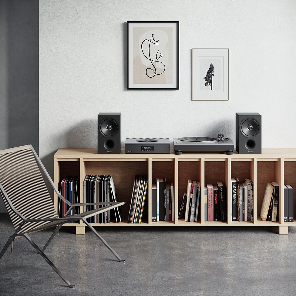 Technics SA-C600EG-S Ricevitore AV Hi-Fi Argento 60 W con DAB, CD, USB, Bluetooth e AirPlay 2