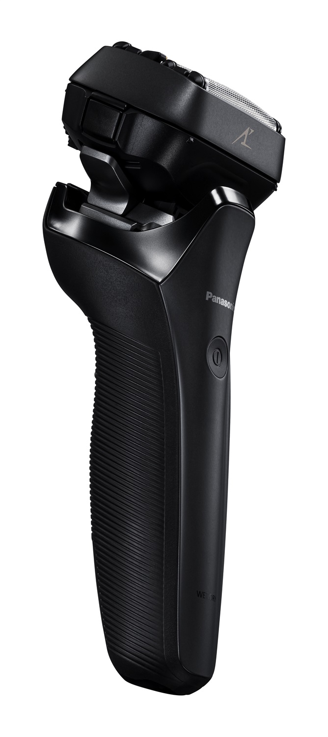 Panasonic ES-LS6A Rasoio Elettrico da Uomo a 6 Lame Wet & Dry con Motore Lineare, Sensore Barba Sensibile e Sistema di Pulizia Automatica
