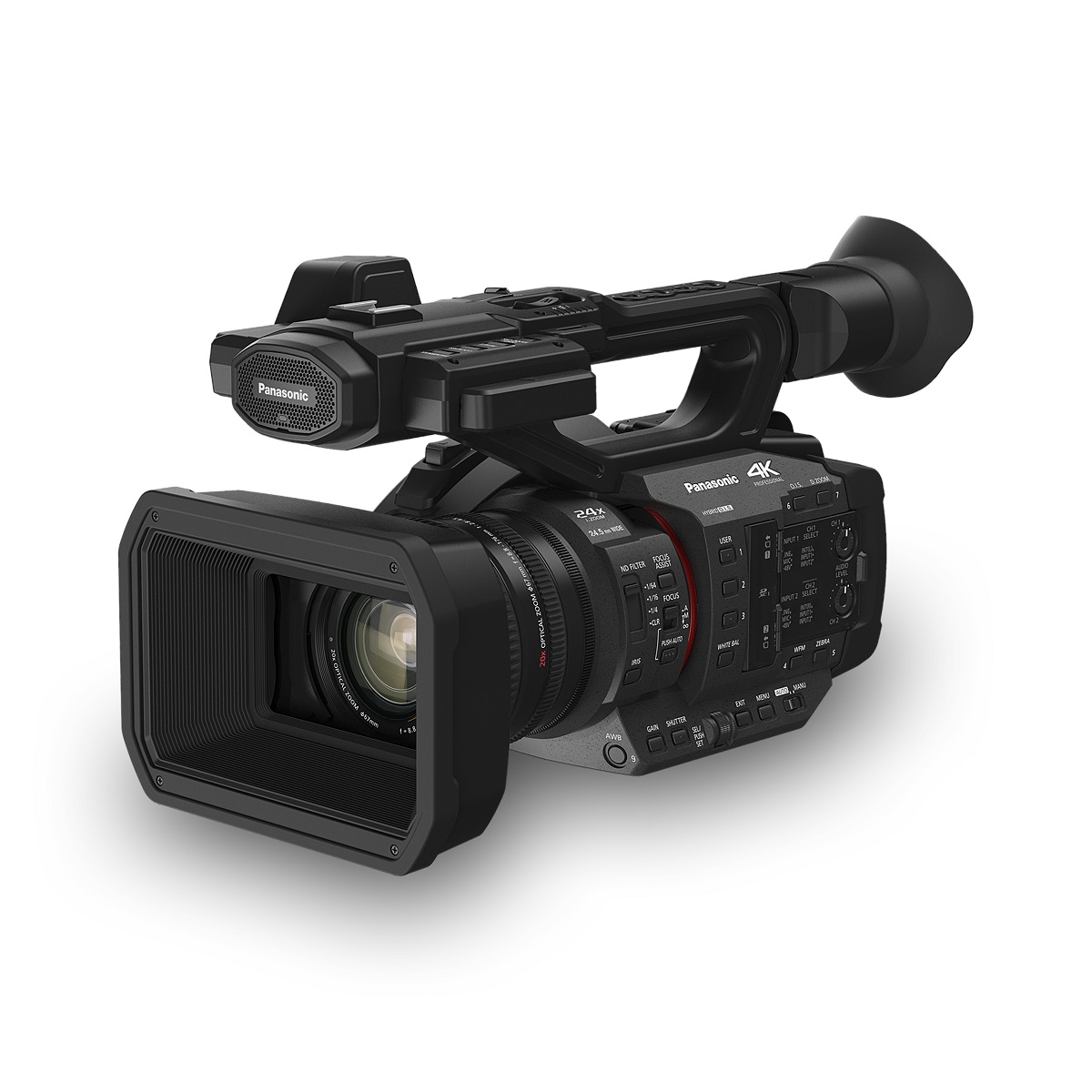 Panasonic HC-X2E Videocamera Palmare/Da Spalla 4K Ultra HD con Otturatore Globale Elettronico e Zoom 20x - Nero