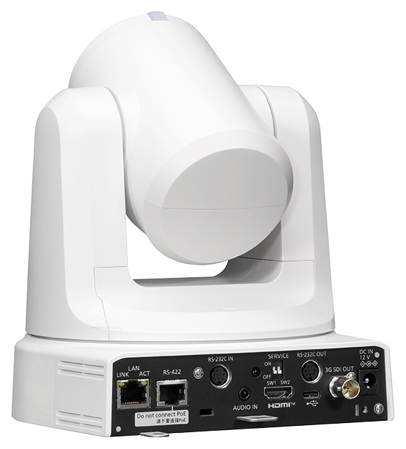Panasonic AW-UE20WE Telecamera di Sorveglianza IP 4K con Zoom 12x - Installazione Soffitto/Muro