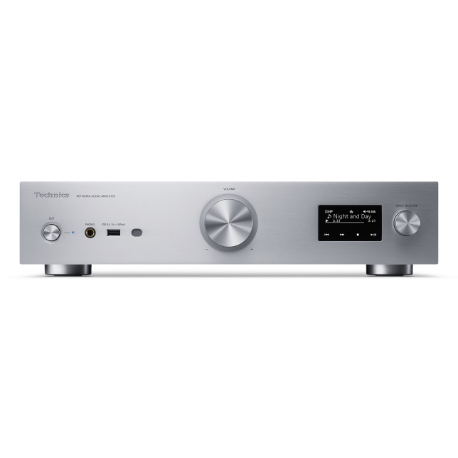 Technics SU-GX70EG-S Argento Amplificatore Network Grand Class 2x 80W Wi-Fi HDMI Phono DAB-FM