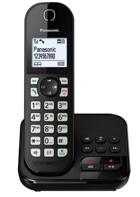Panasonic KX-TGC460GB Telefono DECT Identificatore di chiamata Nero