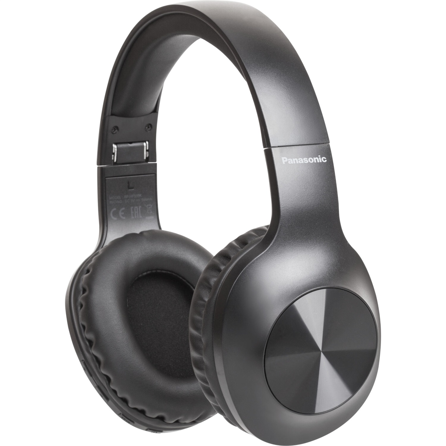 Panasonic Cuffie Wireless Bluetooth 5.0 RB-HX220BDEK, Over Ear, Bassi Potenti, Ergonomiche e Pieghevoli, Nero