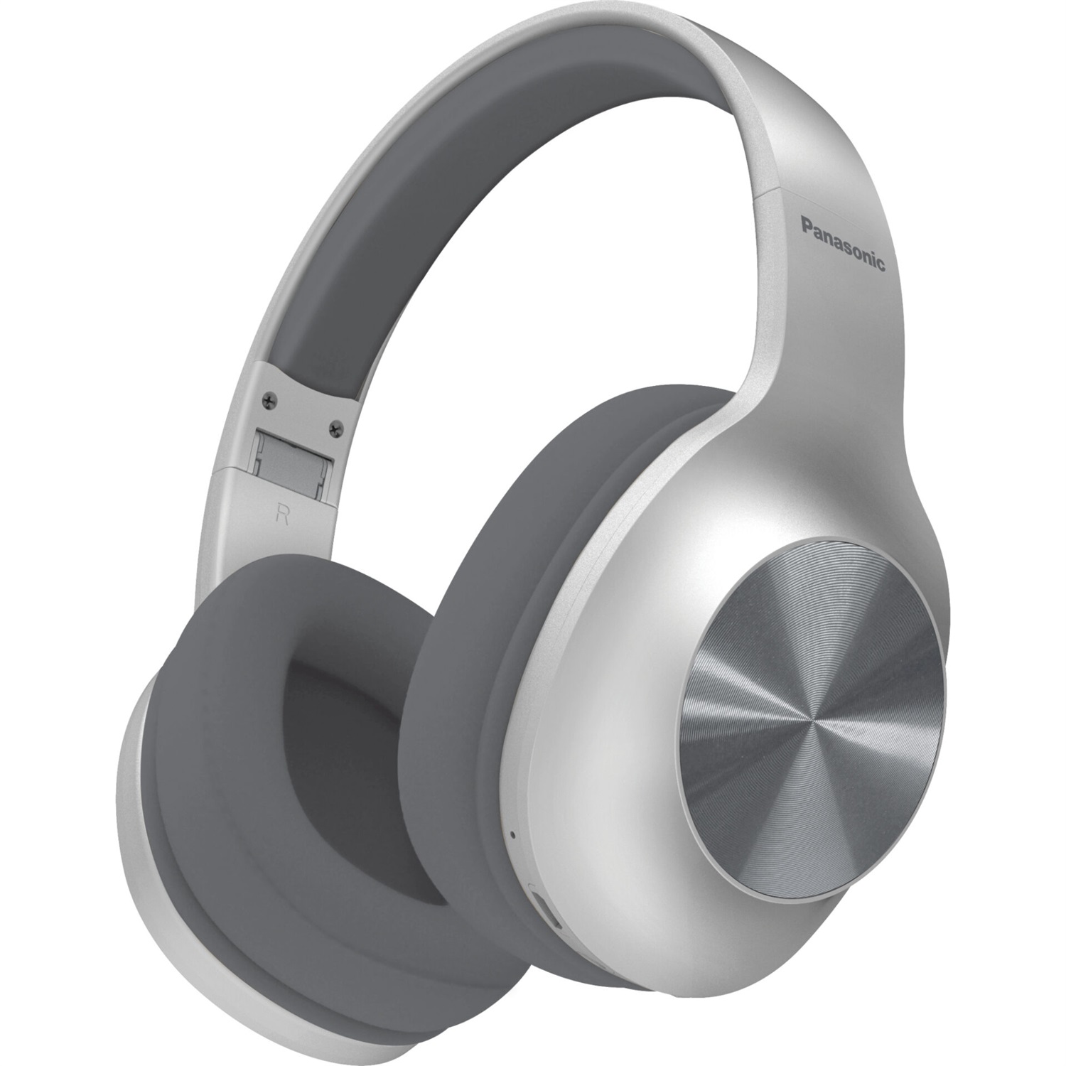 Panasonic RB-HX220BDES Cuffie Wireless Bluetooth Over Ear con Bassi Potenti, Ergonomiche e Pieghevoli, Argento