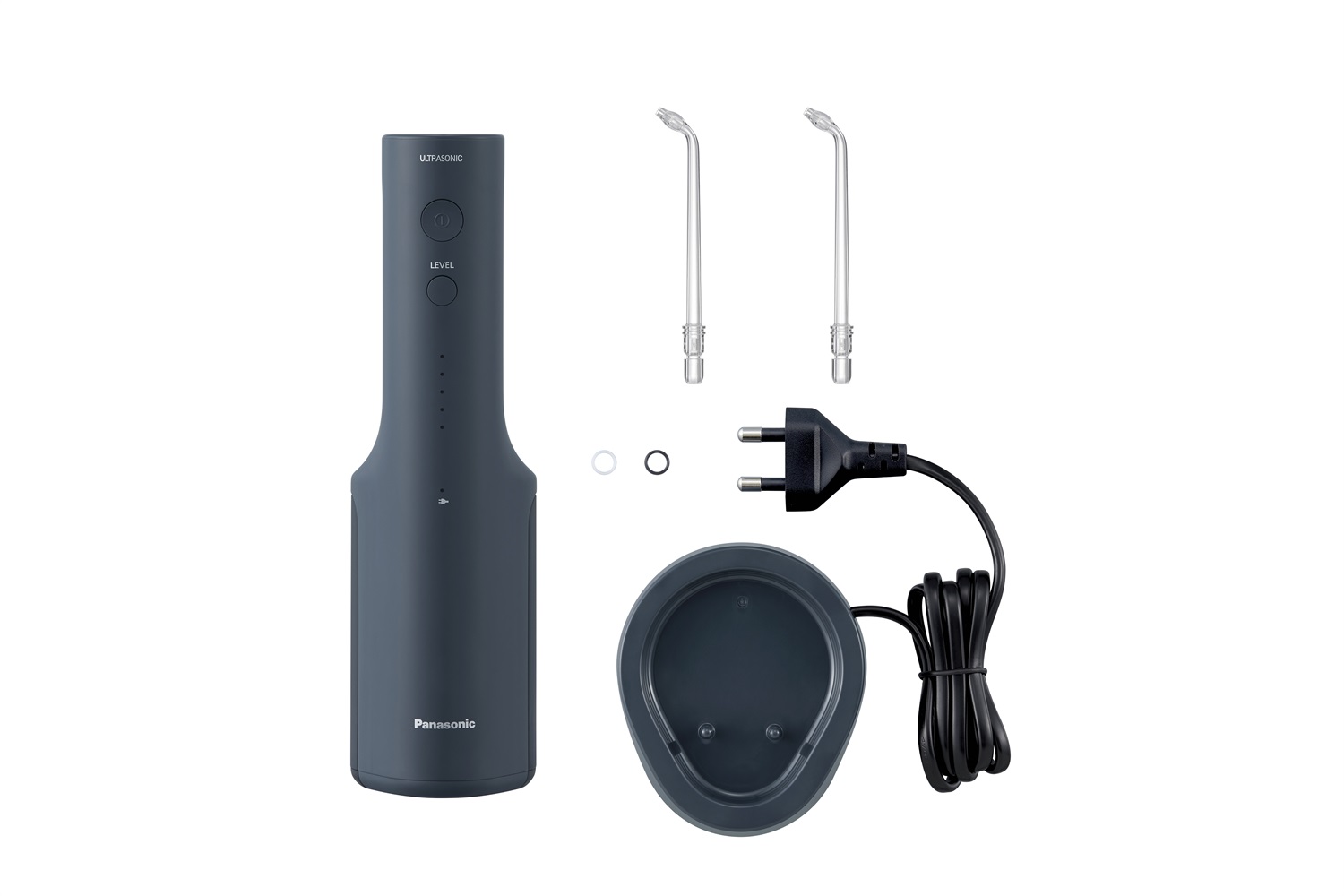 Panasonic EW-DJ66-A303 Idropulsore Ricaricabile Blu 0,2 L con Tecnologia Ultrasonica e 2 Ugelli