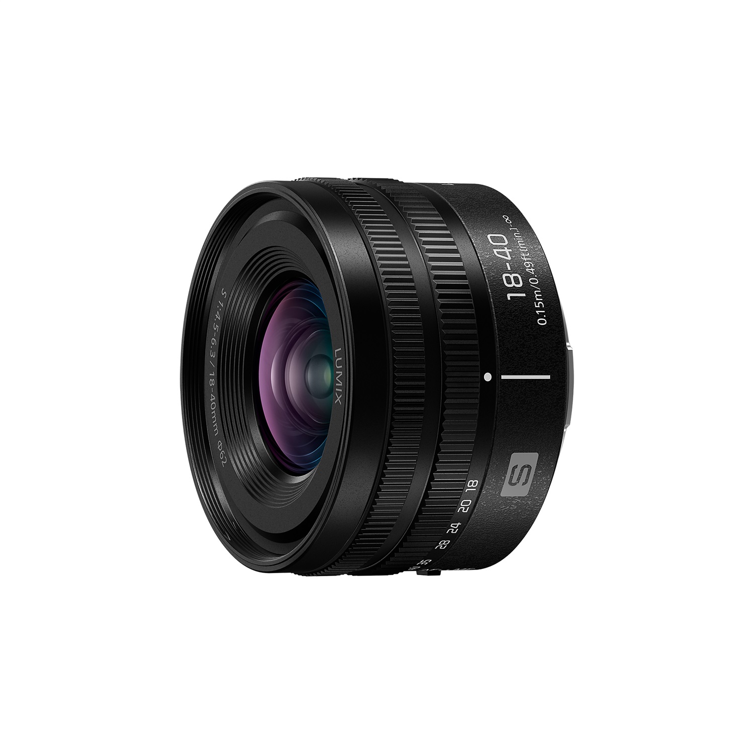 Panasonic Lumix S-R1840E 18-40mm F4.5-6.3 - Obiettivo Grandangolare Full Frame L-Mount Compatto e Leggero