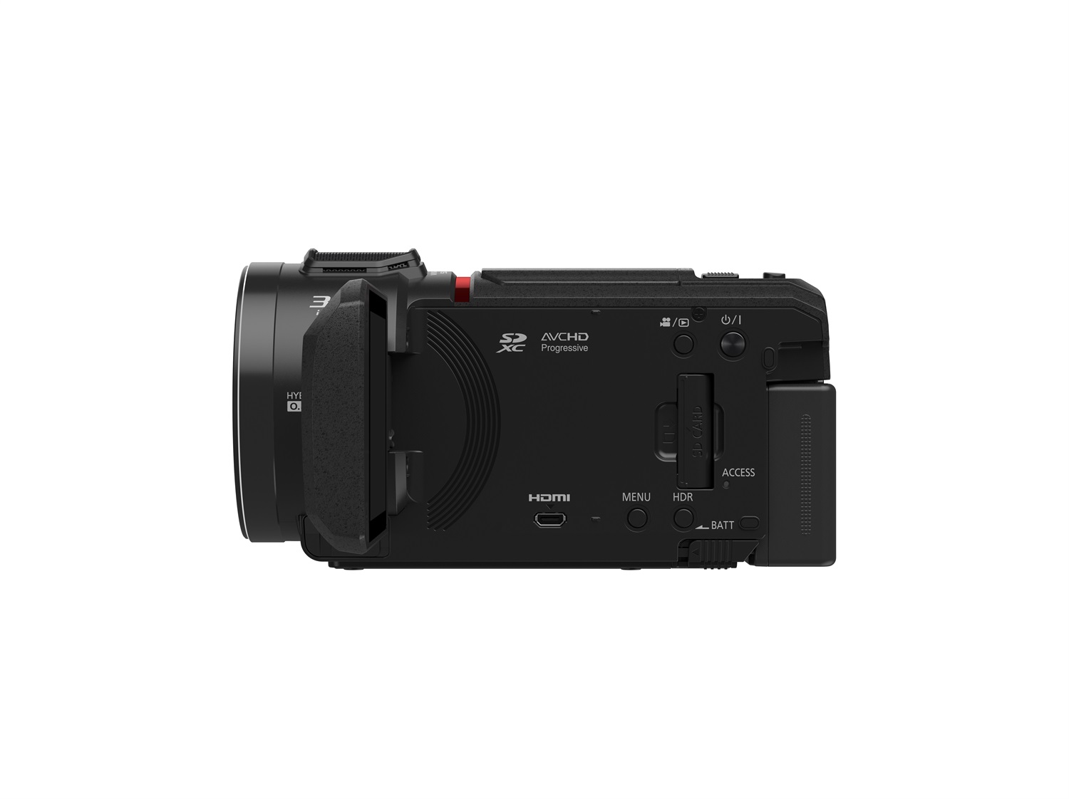Panasonic HC-VX3E-K Videocamera Compatta Ultra HD 4K con Grandangolo 25 mm e Zoom Ottico 24x