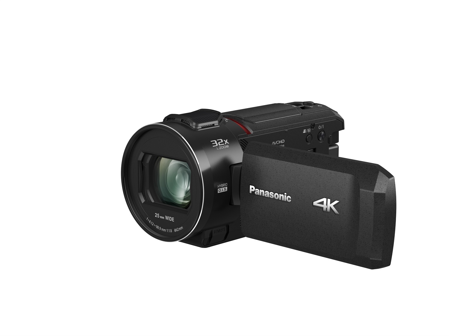 Panasonic HC-VX3E-K Videocamera Compatta Ultra HD 4K con Grandangolo 25 mm e Zoom Ottico 24x
