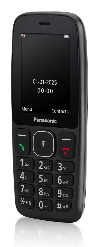 Panasonic KX-TF400EXB - Telefono Cellulare 4G con Display 2,4'', Bluetooth, Torcia LED e Resistenza all'Acqua