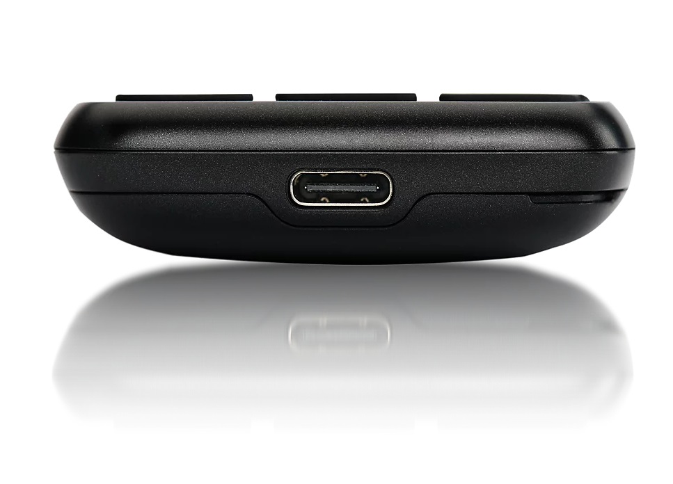 Panasonic KX-TF400EXB - Telefono Cellulare 4G con Display 2,4'', Bluetooth, Torcia LED e Resistenza all'Acqua