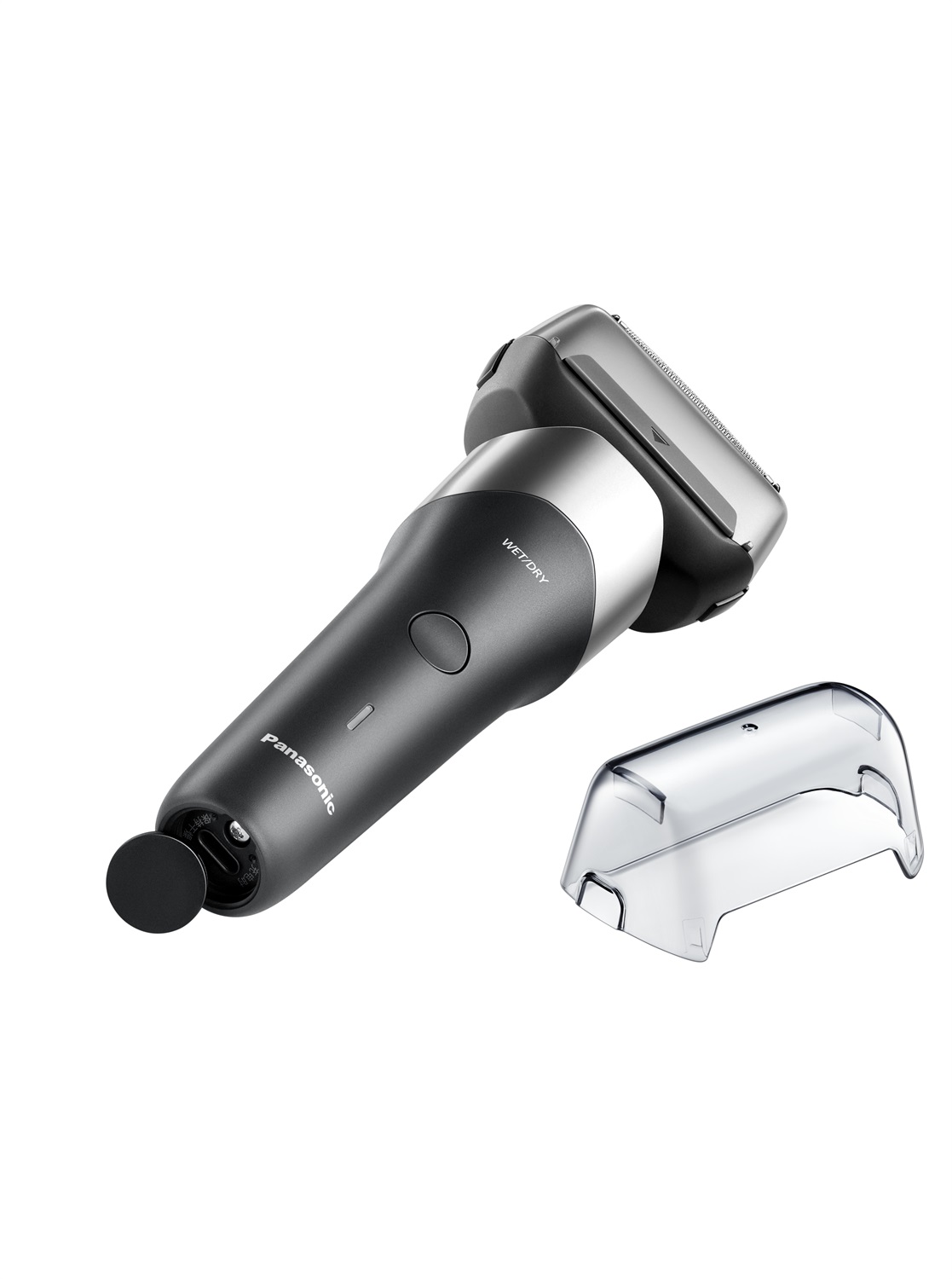 Panasonic ES-RM3FXK503 - Rasoio Elettrico 3 Lame in Acciaio Inossidabile, Wet & Dry, Ricaricabile, Autonomia 45 min, Display LED