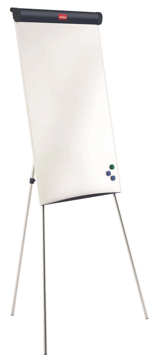 Nobo Lavagna Portablocco Classic su Treppiede - 100 x 67,5 cm - Acciaio Laccato Magnetico Scrivibile