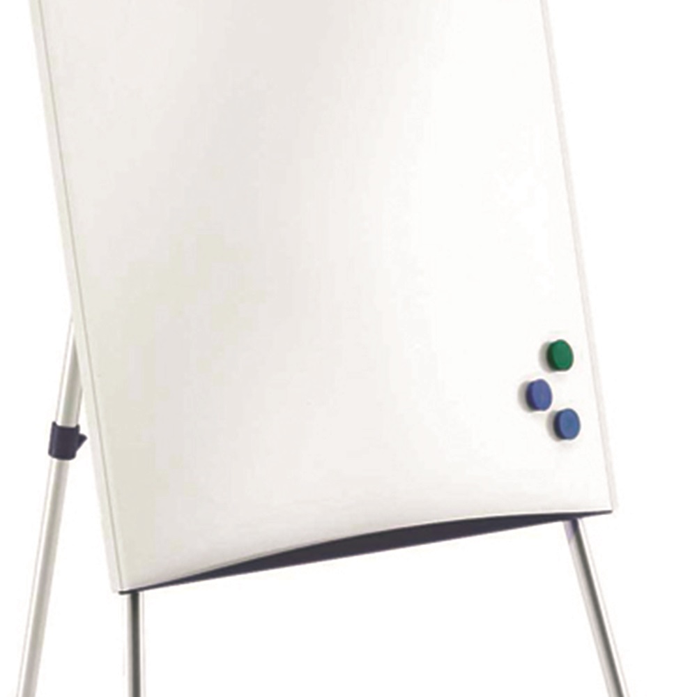 Nobo Lavagna Portablocco Classic su Treppiede - 100 x 67,5 cm - Acciaio Laccato Magnetico Scrivibile