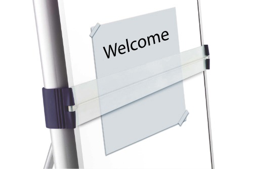 Nobo Lavagna Portablocco Classic Mobile con Ruote - 100 x 70 cm, Superficie Magnetica, Bracci Estensibili, Bianco