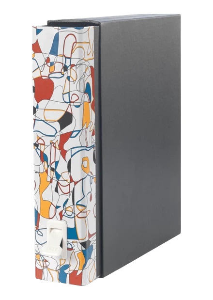 Esselte Dox 2 Raccoglitore a Leva A4 Infinity - Confezione da 6 Pezzi, Dorso 8 cm, Design Professionale, Registratore Intelligente con mydox APP