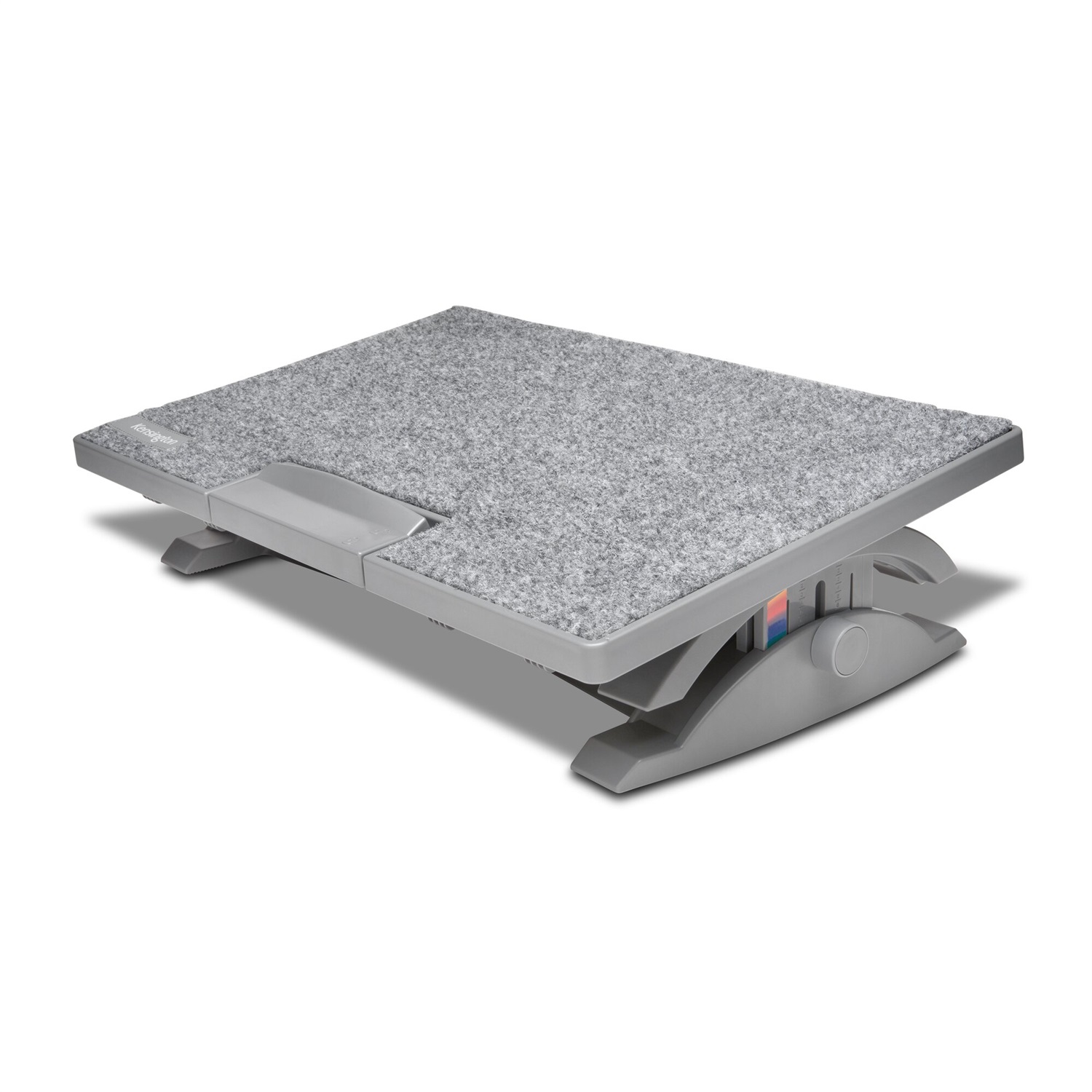 Kensington Poggiapiedi Ergonomico SmartFit® SoleMate™ Pro Elite - Grigio, Altezza e Inclinazione Regolabili, Superficie Antiscivolo