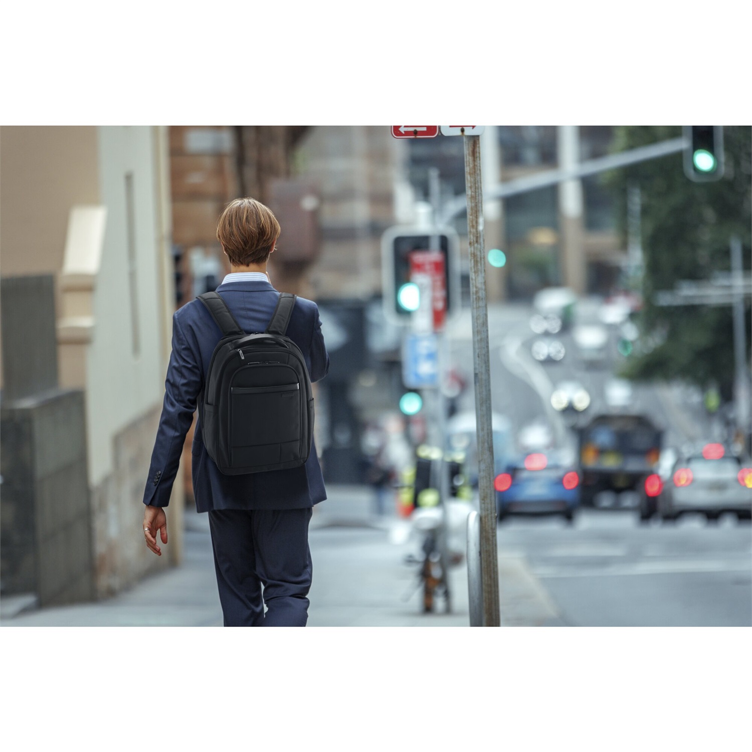 Kensington Zaino per Laptop Contour™ 2.0 Business - 15,6”, Poliestere Balistico, Idrorepellente, Ergonomico, Unisex