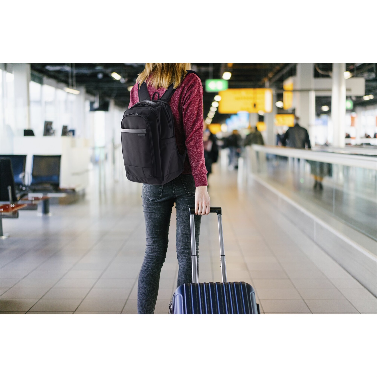 Kensington Zaino per Laptop Contour™ 2.0 Executive - Fino a 14'' - Nero, Ergonomico e Idrorepellente