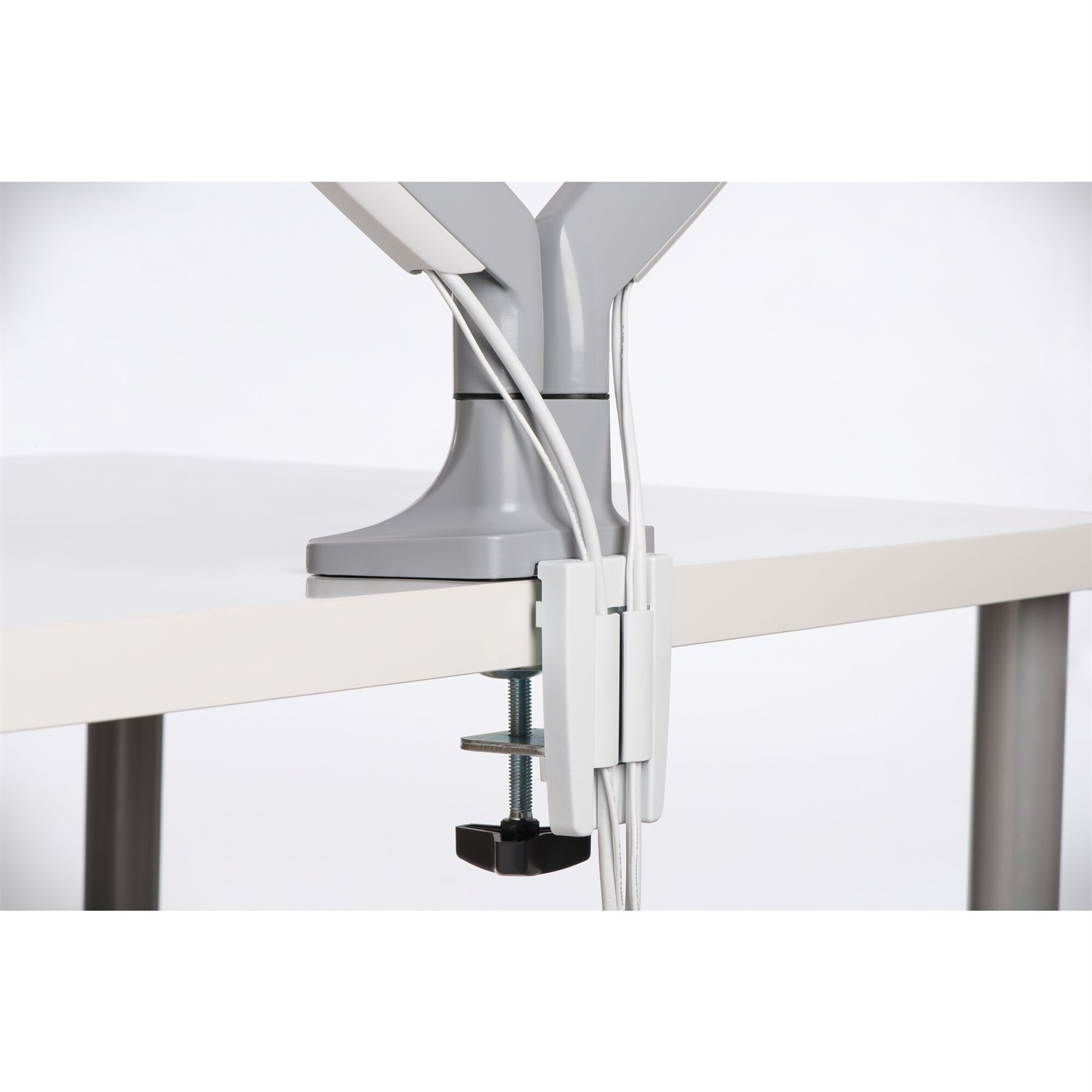 Kensington Braccio per Monitor Singolo con Piastra Vesa, Altezza Regolabile One-Touch, Molla a Gas Integrata, Grigio (K55470EU)