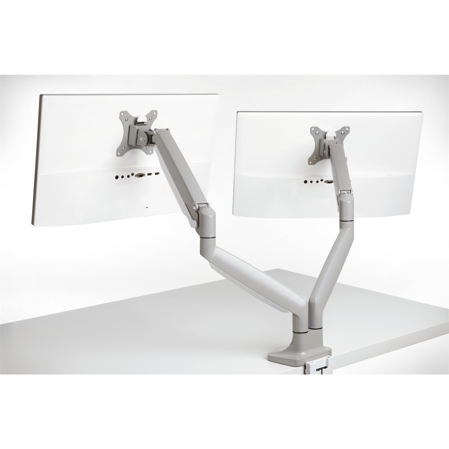 Kensington Braccio per Monitor Doppio K55471EU - Altezza Regolabile One-Touch SmartFit®, Compatibile con Schermi da 13-32