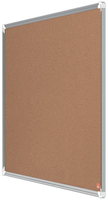 Nobo Premium Plus Lavagna in Sughero 60x90 cm con Cornice in Alluminio Anodizzato