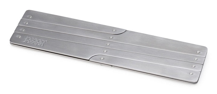 Joseph Joseph SPACE Sottopentola Espandibile in Acciaio Inossidabile, Resistente al Calore fino a 340˚C, Pieghevole e Antiscivolo