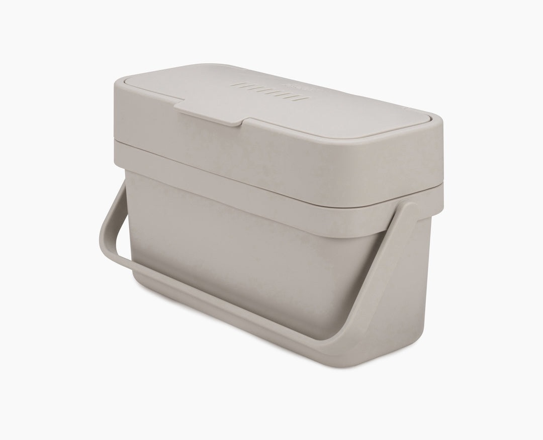 Joseph Joseph Compo 4 Contenitore Compost per Rifiuti Alimentari, 4 Lt, Design Sottile con Apertura Ampia e Ventilazione Regolabile