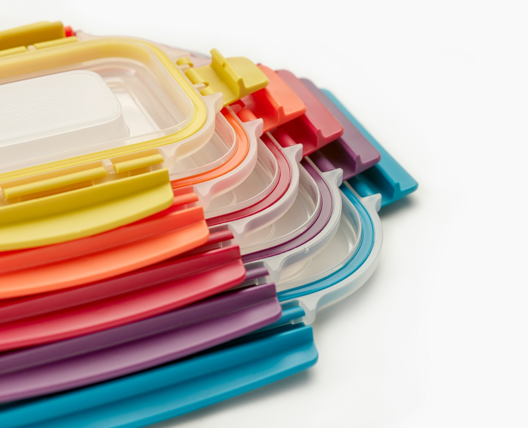 Joseph Joseph Nest Lock Set da 5 Contenitori in Plastica per Alimenti - Multicolore, Ermetici, A Prova di Perdite, Salvaspazio, Senza BPA