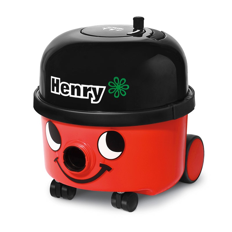 Numatic Henry HVR200-11 Aspirapolvere a Cilindro Rosso 9L 620W con Sacco Raccoglipolvere