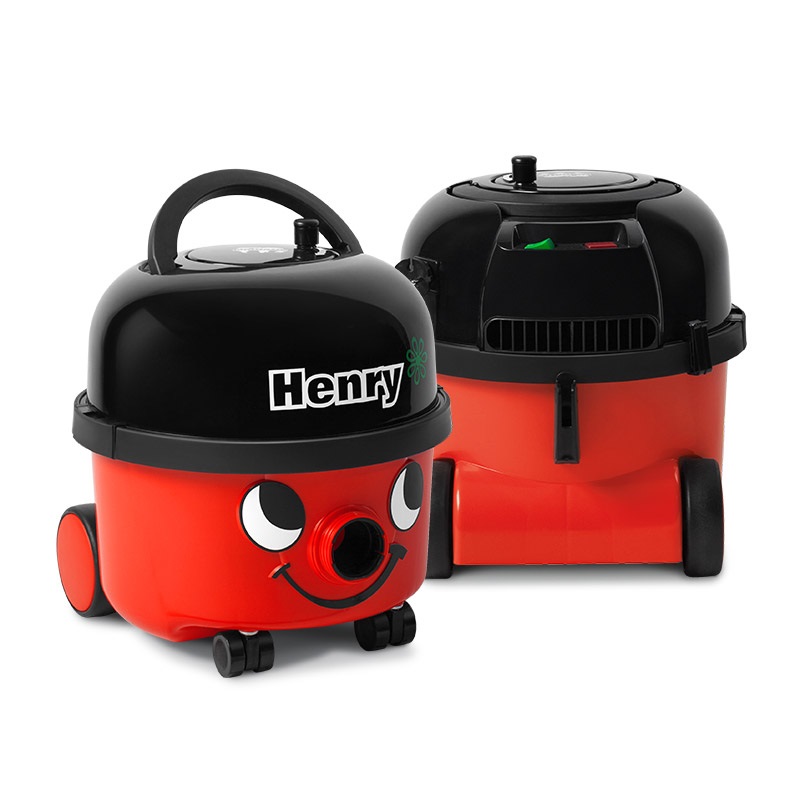 Numatic Henry HVR200-11 Aspirapolvere a Cilindro Rosso 9L 620W con Sacco Raccoglipolvere