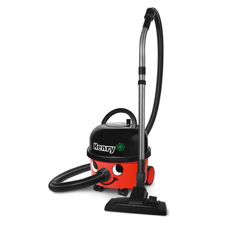 Numatic Henry HVR200-11 Aspirapolvere a Cilindro Rosso 9L 620W con Sacco Raccoglipolvere