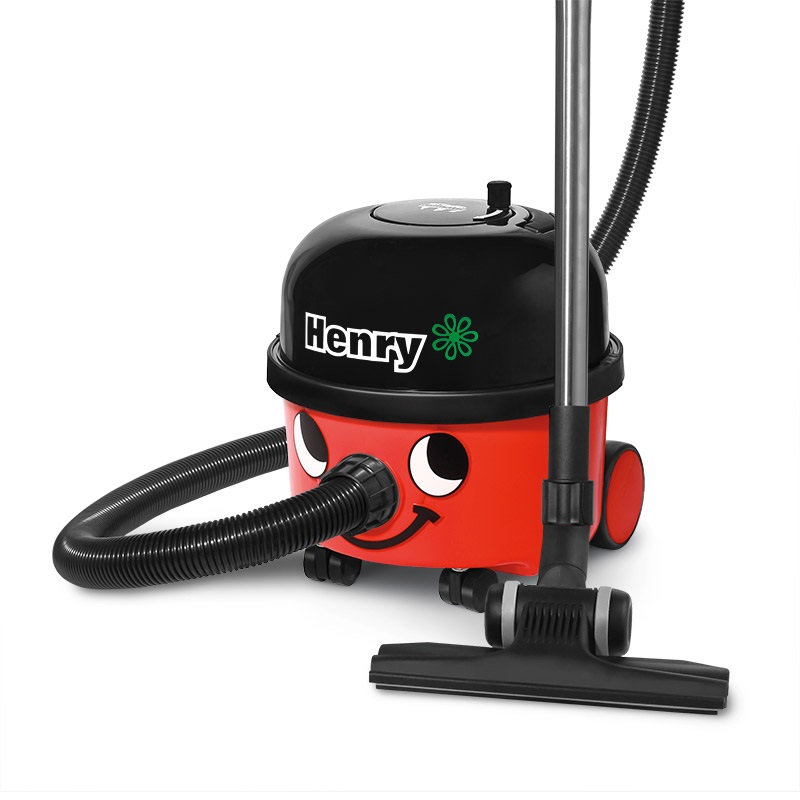 Numatic Henry HVR200-11 Aspirapolvere a Cilindro Rosso 9L 620W con Sacco Raccoglipolvere
