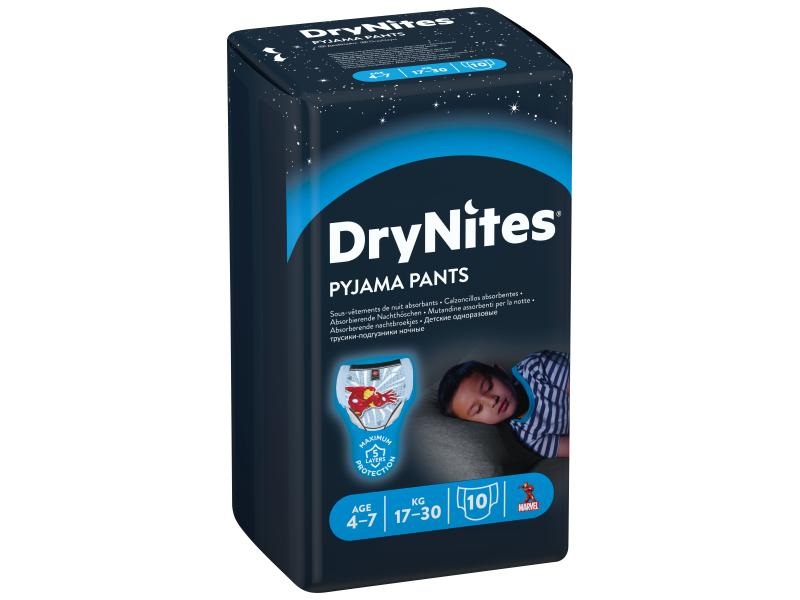 Huggies DryNites Mutandine Assorbenti 4-7 Anni 17-30 Kg - 10 Pezzi