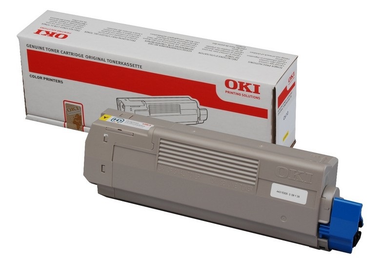OKI 44315305 Toner Originale Giallo per C610 - 6000 Pagine - 1 Pz