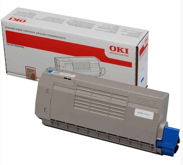 OKI Toner Originale Ciano 44318607 - Durata fino a 11.500 pagine - Compatibile con Oki C710, C711, C711n, C711dn, C711dtn, C711wt