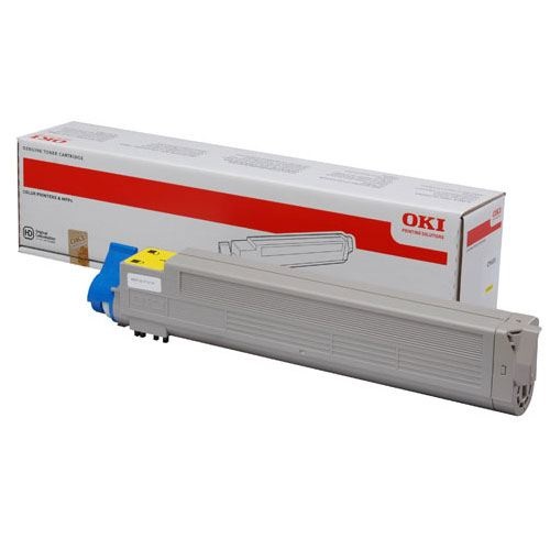 OKI 43837129 Cartuccia Toner Originale Giallo - 22.000 Pagine per C9655 Series