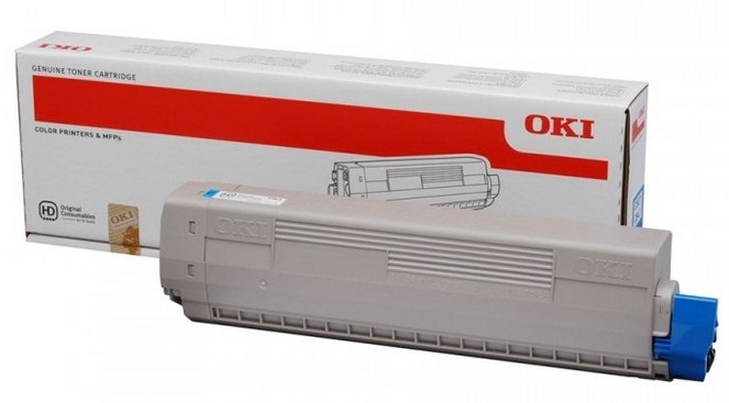 OKI Cartuccia Toner Originale Ciano 44059255 - Alta Capacità fino a 10.000 Pagine per MC861