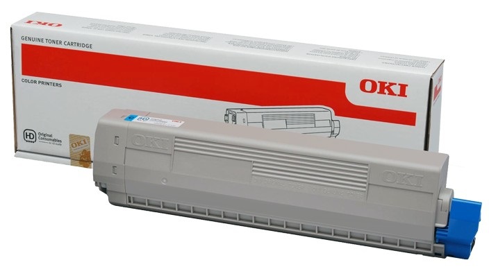 OKI Toner Originale Ciano 44844507 per C831/C841 - Fino a 10.000 Pagine