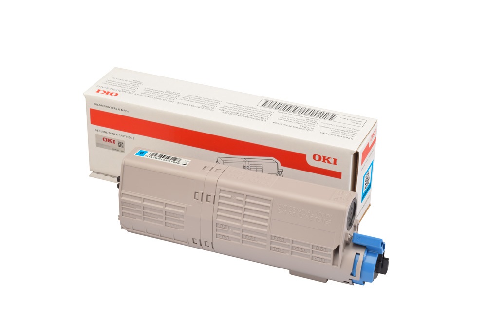 OKI 46490403 Cartuccia Toner Originale Ciano - 1500 Pagine - Compatibile con C532dn, C542dn, MC563dn, MC573dn