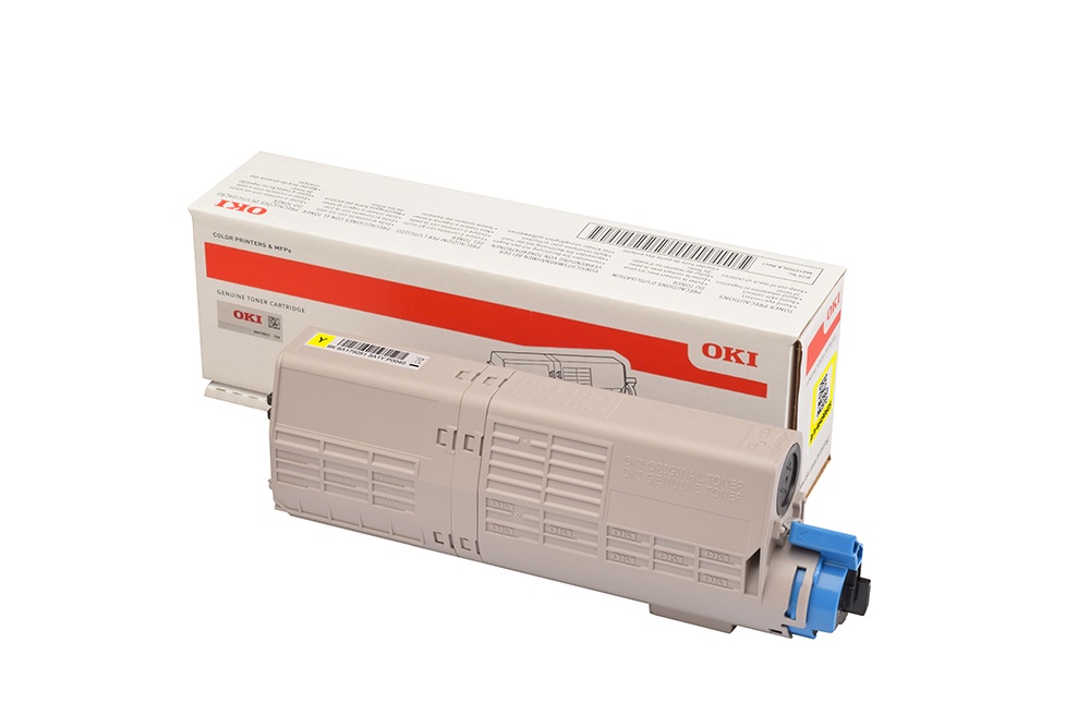 OKI 46490605 Toner Originale Giallo - 6000 Pagine, Compatibile con C532dn, C542dn, MC563dn, MC573dn