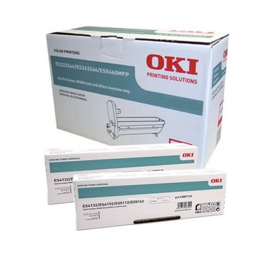 OKI 46507515 Cartuccia Toner Originale Ciano per ES6412 - 6.000 Pagine - 1 Pz