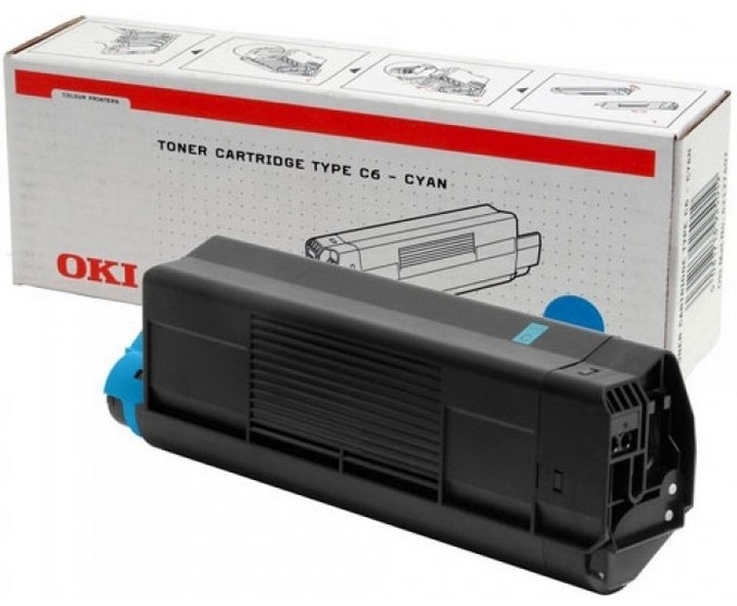 OKI 42127407 Toner Ciano Alta Resa 5000 Pagine Compatibile con C5100N, C5200N, C5300DN e Altri Modelli