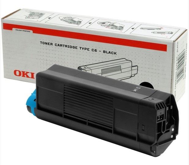 OKI 42127408 Cartuccia Toner Nero Originale - Compatibile con C5100, C5200, C5300, C5400 - Resa fino a 5000 Pagine